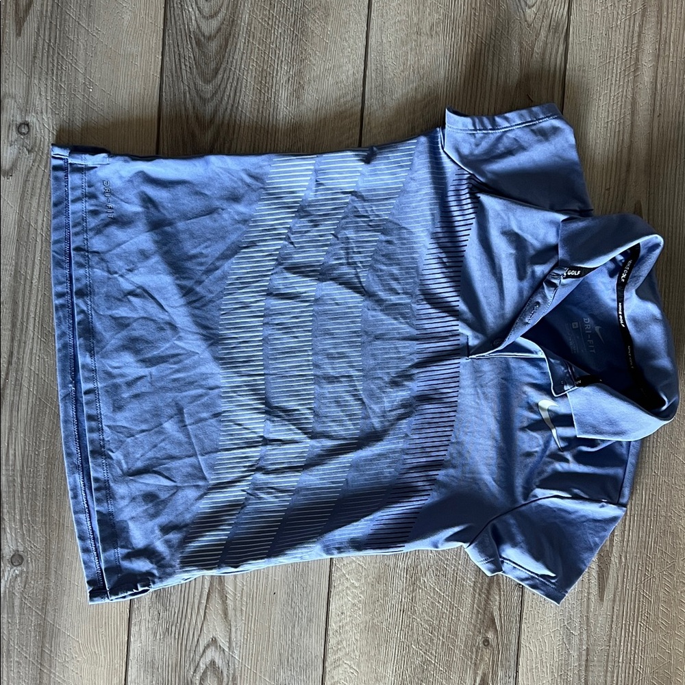 Nike Blue Dri-FIT Golf Polo